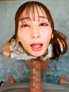 【足立友梨VR】顔面でザーメン受け取ってくれる天使｜AVレビュー ajvr00286